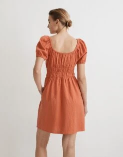 Madewell Dobby Sophia Tie-Front Mini Dress -Madewell Sales NK452 PK6443 d2