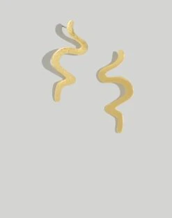 Madewell Organic Squiggle Statement Earrings