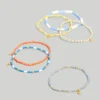 Madewell Six-Pack Freshwater Pearl Stretchy Bracelet Set