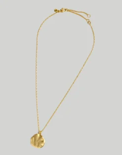 Madewell Organic Circle Pendant Necklace -Madewell Sales NK614 ED0747 d1