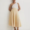 Madewell 100% Linen Maxi Skirt