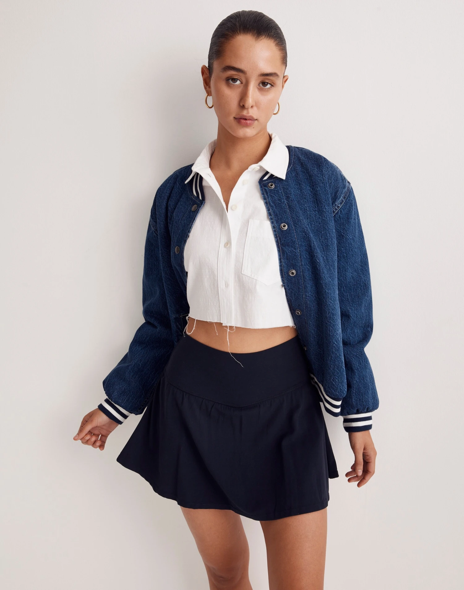 Madewell SPLITS59™ Airweight High-Waist Skort 1 Madewell SPLITS59™ Airweight High-Waist Skort