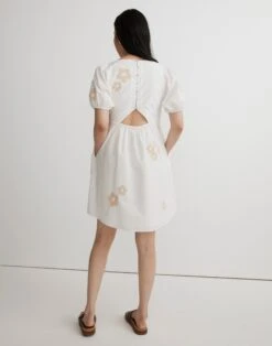 Madewell Annamarie Embroidered Mini Dress -Madewell Sales NL107 NA5622 d2