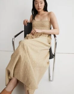 Madewell Theo Sleeveless Midi Dress In Jacquard -Madewell Sales NL110 WR0702 d5