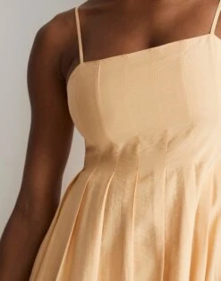 Madewell Pleated Midi Dress -Madewell Sales NL124 YL5842 d5