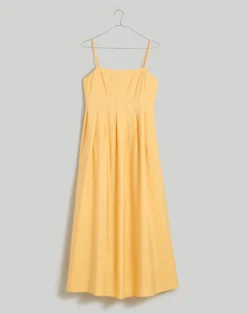 Madewell Pleated Midi Dress -Madewell Sales NL124 YL5842 ld