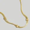 Madewell Double Herringbone Chain Necklace