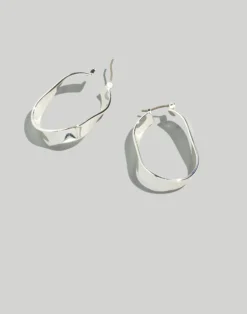 Madewell Twisty U-Hoop Earrings