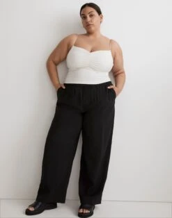 Madewell Plus MWL Flex Sweetheart Crop Tank Top -Madewell Sales NL589 NA5334 d5