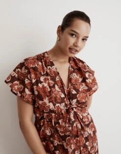 Madewell X Reistor Drawstring Maxi Dress -Madewell Sales NM015 EE4899 d5