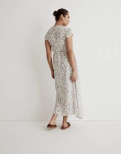 Madewell X Reistor Floral Wrap Maxi Dress -Madewell Sales NM016 EE4900 d2