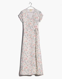 Madewell X Reistor Floral Wrap Maxi Dress -Madewell Sales NM016 EE4900 ld
