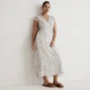Madewell X Reistor Floral Wrap Maxi Dress