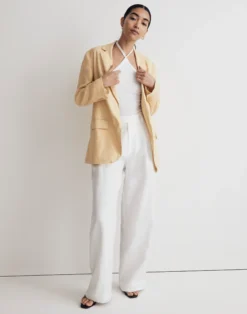 Madewell The Oversized Blazer In 100% Linen
