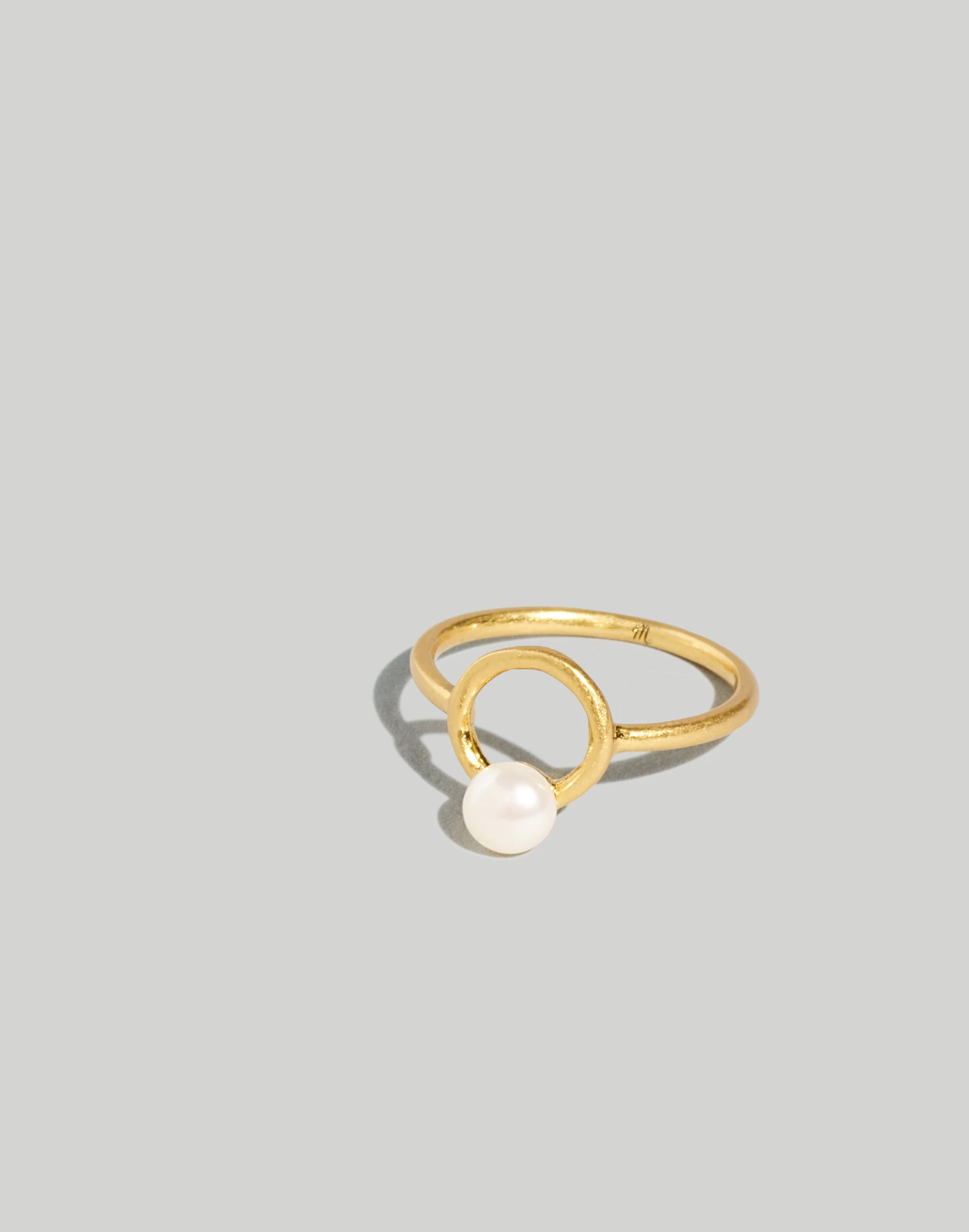 Madewell Freshwater Pearl Circle Statement Ring 1 Madewell Freshwater Pearl Circle Statement Ring