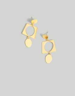 Madewell Cutout Statement Earrings