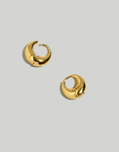 Madewell Puffy Hoop Earrings